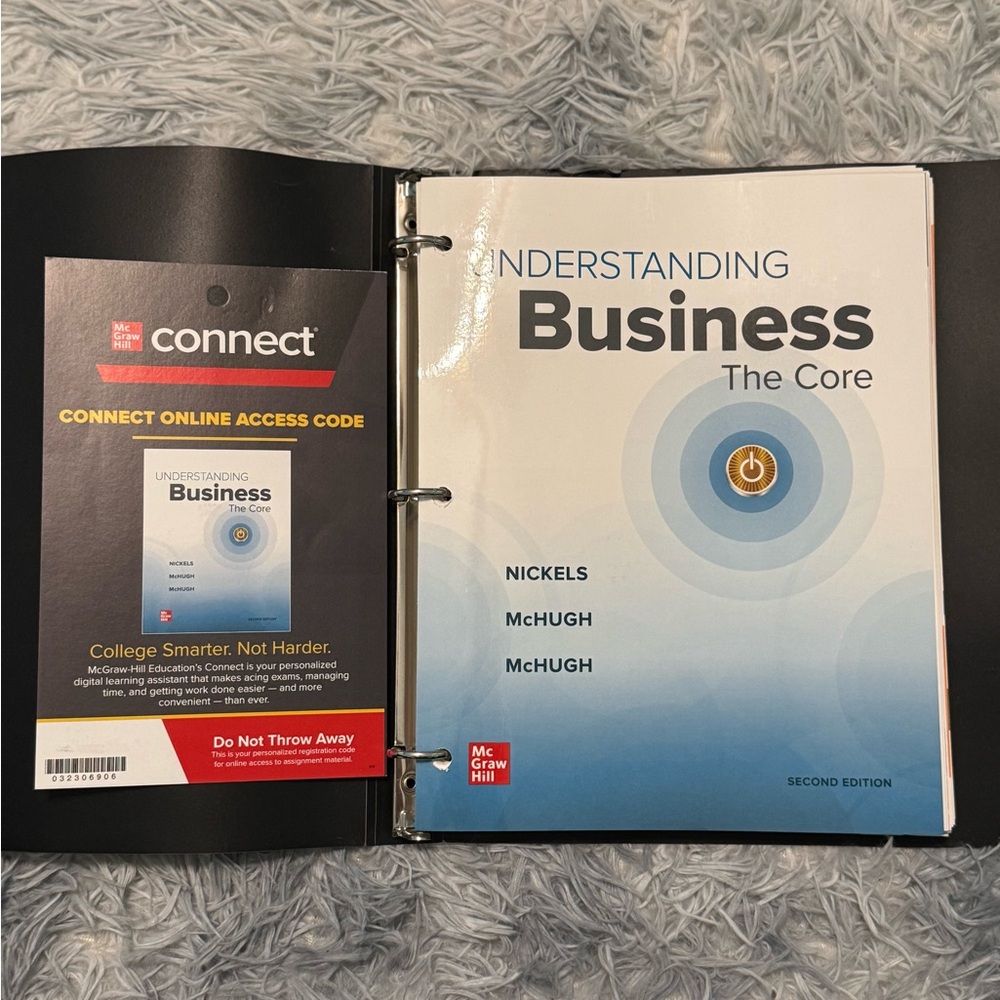 🏷️NWT Understanding Business: The Core 2nd Ed + Binder + Access Code
